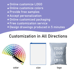 Sacchetti Personalizzati in PE con Chiusura a Zip per Vestiti, con Superficie Goffrata, per T-shirt e Imballaggio Alimentare - Product Image 3