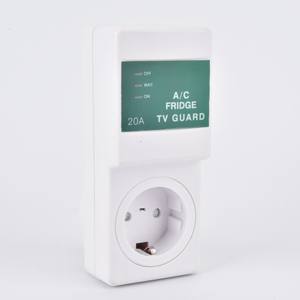 Protector de Voltaje Estilo Europeo 20A con Protección Contra Sobretensiones para Aire Acondicionado, Refrigerador y Televisor - Product Image 5