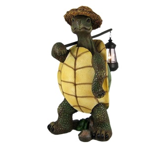 <span class=keywords><strong>Statue</strong></span> di animali artigianato in resina tartaruga personalizzata decorazione del <span class=keywords><strong>giardino</strong></span> arredamento per la casa piccole luci notturne - Product Image 1