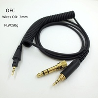 Câble audio DJ de remplacement à 4 pôles longs pour casque Pioneer HDJ-CUE1-X5/X7/S7