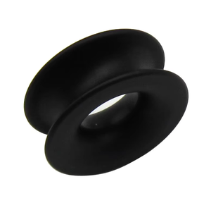 Pasacables de goma de silicona moldeada OEM con doble brida, tamaño personalizado, piezas de buje de goma impermeables para cables - Product Image 3