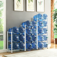 Étagères empilantes de 5 gallons/3 niveaux,, pour bouteilles, top des ventes, livraison gratuite