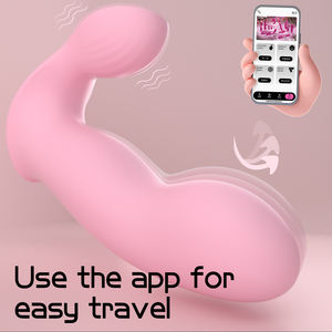 ओम निर्माता थोक प्लैटिनम-ठीक वाइब्रेटर नया पहनने योग्य ऐप नियंत्रण हाइड्रा-पकड़ सामग्री बायोमैकेनिकल प्रोत्साहन वाइब्रेटर - Product Image 6