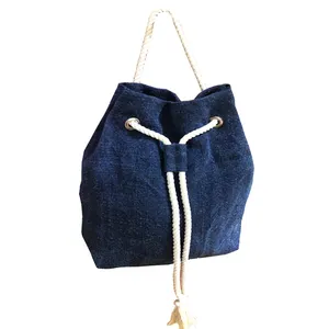 High Quality Wholesale Fashion Jute Drawstring Bag/ Jute Bag with Drawstring/ Indian Drawstring Style Jute Bag Manufacturer