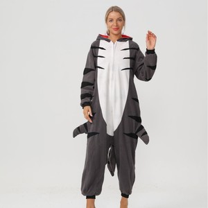 2026 nouveau Design adulte Onesie Pijamas dessin animé pyjamas terrifiant requin femmes vêtements de nuit <span class=keywords><strong>Kigurumi</strong></span> hommes vêtements de nuit barboteuses - Product Image 1