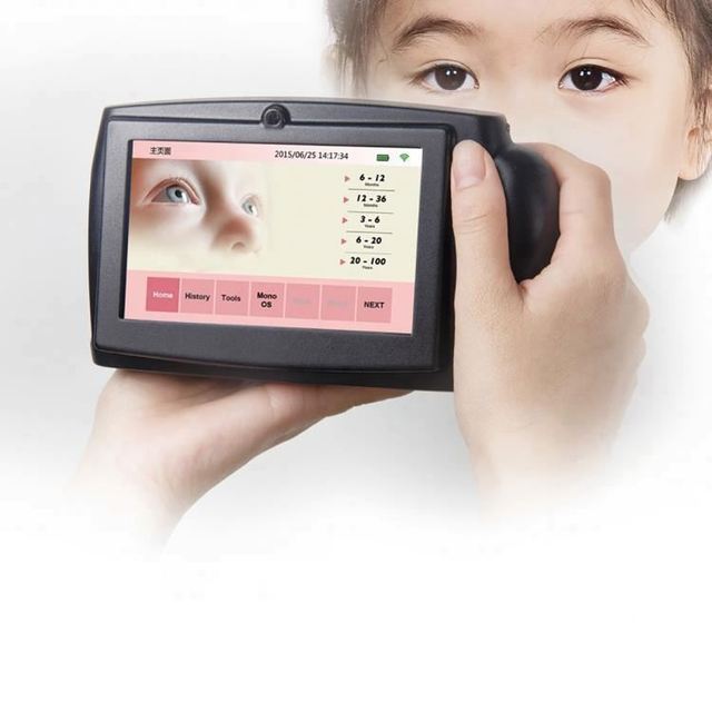 Popular Model MSLYZ07 Sw-800 Optometry Equipment Auto Refractor Small Handheld Vision Screener With Printer