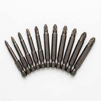 Jeu de tournevis magnétiques Pozi PZ Type 1/4 pouce à tige hexagonale en acier S2 PZ0 PZ1 PZ2 PZ3 pour perceuse électrique