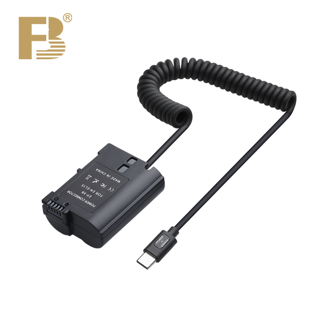 FB EN-EL15 Dummy Battery Type-C PD Input Adapter OCP/OVP/OTP for Nikon Z8 Z7 Z6 Z5 Z63 6D 7D Cameras Power Supply Recharger