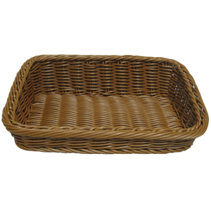 Vente en gros, panier de rotin en plastique étranger de canne <span class=keywords><strong>blanche</strong></span> de supermarché coloré personnalisé pour le stockage de légumes et de fruits - Product Image 5