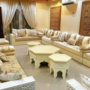 Sofá antiguo de gama alta, nuevo diseño, tela de lujo, sala de estar, hogar, sofá árabe antiguo, conjunto de muebles - Product Image 1