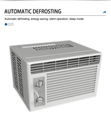 Climatiseur de fenêtre électrique à faible consommation d'énergie, 1,5 CV, 18 000 BTU, pour usage domestique et professionnel, fonctionnement silencieux, classe énergétique A+++, prix abordable