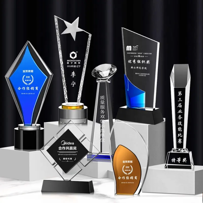 CABOAL produk baru dekorasi grosir plak penghargaan desain olahraga trofi akrilik Penghargaan