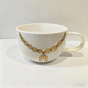 Collier en céramique personnalisé et ensemble de tasse à café cadeau de vacances peint à la main - Product Image 1