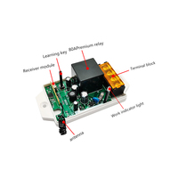 Mando a distancia de 220V y 80A, receptor blanco, 433 MHz, transmisor inalámbrico de Control remoto RF