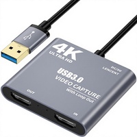 Carte de capture USB 3.0 4K pour la diffusion vidéo avec compatibilité universelle