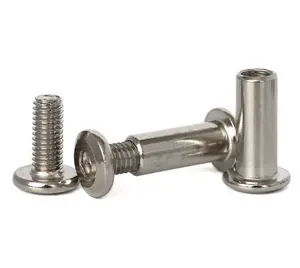 Custom stainless steel socket nut and screw m6