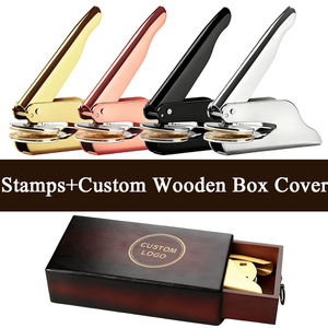 अनुकूलित स्टेनलेस स्टील सील भ्रूण शादी के निमंत्रण प्रमाण पत्र के लिए लकड़ी के बॉक्स के साथ लकड़ी के बॉक्स के साथ - Product Image 3