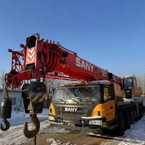 Grue mobile hydraulique Sany d'occasion de 75 tonnes à bas prix, bien entretenue pour les opérations de construction - Product Image 1