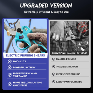 Sécateur électrique professionnel à batterie rechargeable, cisailles de jardinage SK5, capacité de coupe 32 mm, pour fleurs, parterres et arbres - Product Image 6