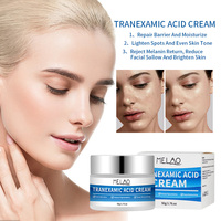 Crème Visage Jour & Nuit Anti-Taches Hydratante Apaisante Rougeurs Éclaircissante à l'Acide Tranexamique Correctrice de Décolorations