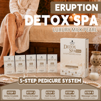 Kit de pédicure spa 5 étapes à bulles effervescentes personnalisé pour salon de manucure, produits de soin des pieds détoxifiants, service de marque privée