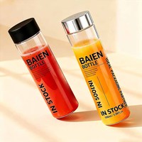 Bpa Gratis 250Ml-500Ml Ronde Plastic Pet Juicer Fles Voor Oranje Fruit Melk Thee Dranken Met Aangepaste Logo Schroefdop Voor Verpakking