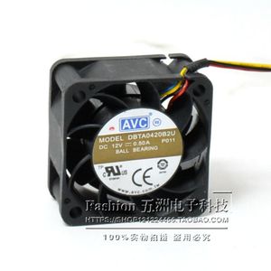 AVC 40mm Server Cooling <b>Fan</b> 12V 0.5A Ball Bearing DBTA0420B2U 4-Wire Temperature Controlled - Product Image 1