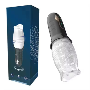 Vibrador Masculino de Doble Motor con Manos Libres, 10 Vibraciones Fuertes, Copa de Masturbación con Succión - Product Image 3