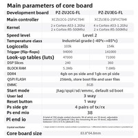 Placa de Desarrollo FPGA Puzhi ZYNQ UltraScale+ MPSoC AI 2CG 3EG FMC USB Linux Doble Ethernet PYNQ Compatible con +FPGA Integrado