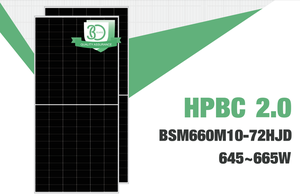 BSM660M10-72HJD Caractéristiques Uniques HPBC 2.0 Meilleure Production Solaire Entièrement Noire Mono Bifacial Solaire 470 475 480 485W Haute Efficacité - Product Image 6