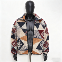 Veste d'hiver coupe-vent pour homme, en polaire épaisse, entièrement zippée, à capuche, réversible, en polaire Sherpa, pour la chasse, avec logo frontal à pompons