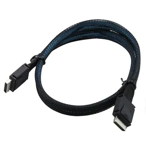 Cable de supervelocidad para servidor OcuLink PCIe PCI-Express de <span class=keywords><strong>4i</strong></span> a MINI SAS, de <span class=keywords><strong>4I</strong></span>, SSD, de 32AWG, para servidor - Product Image 3
