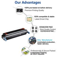 Für HP 645A Kompatible Tonerkartusche für HP Color LaserJet 5500 5550 Druckerserie Toner 645A C9730A - C9733A Tonerkartusche