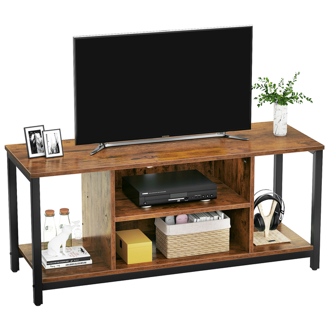 Modern Multi-Functional TV Stand Wood Panel Media Room Console for Home Furniture Couch Table or Cabinet