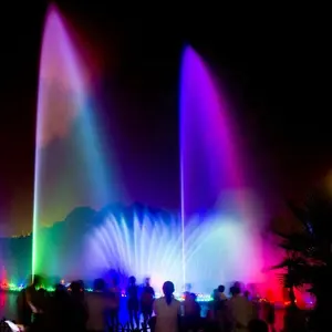 Water Features Led Jumping Jet Laminar Flow Fountains