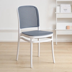 Classic Design Colored <b>High</b> <b>Back</b> Stackable Restaurant Cafe <b>Chair</b> Plastic Rattan Dining <b>Chairs</b> <b>for</b> <b>Sale</b> - Product Image 2