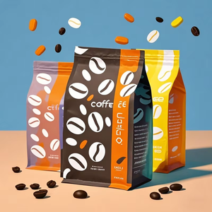 Bolsas de Café Mylar Personalizadas de Fábrica para Venta Directa a Granel con Válvula, Bolsas de Plástico Tipo Doypack para Empaque de Café - Product Image 4