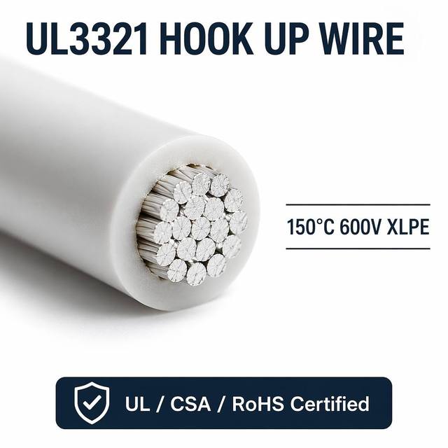 OEM/ODM Custom Cable XLPE Insulation Copper Cable Wire Certified UL3321 Electric Cable for Electric Internal Connection