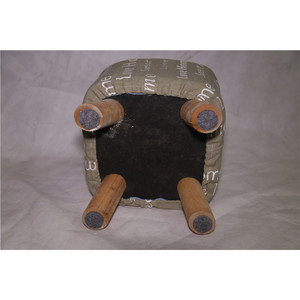 Taburete para cambiar zapatos de tela, 28x28x30 cm, otomana suave de diseño moderno para el hogar, para niños y adultos - Product Image 3