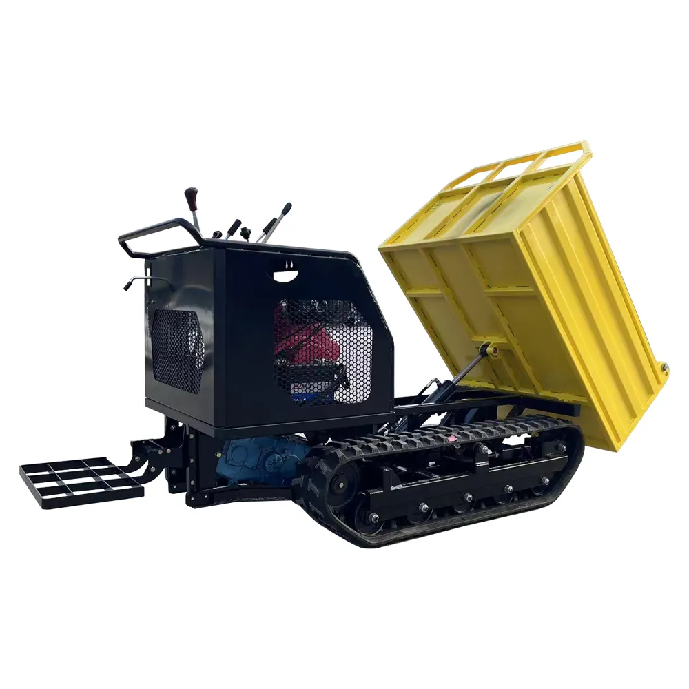 Garden Track Dumper 1ton Small Crawler Dump 500kg 1000kg Mini Dumper