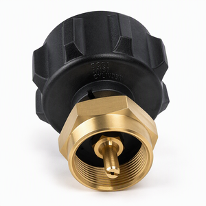 Adaptateur de remplissage de <span class=keywords><strong>propane</strong></span> QCC1 Type 1 pour bouteille de 1 lb, <span class=keywords><strong>coupleur</strong></span> en laiton - Product Image 1