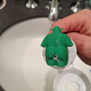 Spremitore per Dentifricio Shrek che Fa <span class=keywords><strong>la</strong></span> <span class=keywords><strong>Cacca</strong></span> per Bambini e Adulti, Accessori per il Bagno in ABS - Product Image 6