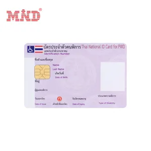 Vente en gros de cartes d'étudiant personnalisées en polycarbonate carte d'employé en PVC avec photo