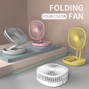 Ventilador eléctrico multifuncional YouniMei de 1200mAh, Enfriador de aire portátil inalámbrico para el hogar, ventilador plegable recargable de escritorio - Product Image 6