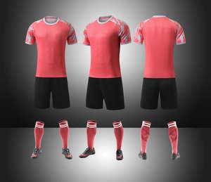 ชุดฟุตบอลราคาประหยัดแบบสั่งทำพิเศษสำหรับผู้ใหญ่ ชุดทีมฟุตบอลผ้าโพลีเอสเตอร์แห้งเร็ว - Product Image 5