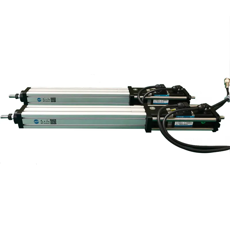 Cilindro elettrico ad alta velocità 500 mm/s DC 24V 48V guide lineari corsa 800mm servomotore attuatore lineare per letto medico