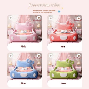 Cuna multifunción JINS con diseño de madera maciza, cama con tobogán y escaleras, casa para niños, castillo con barandilla de seguridad - Product Image 5