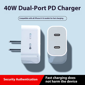 <span class=keywords><strong>Cargador</strong></span> USB-C <span class=keywords><strong>de</strong></span> 40W, Adaptador <span class=keywords><strong>de</strong></span> Pared con Doble USB y Carga Rápida PD para iPhone 17, con Protección OTP, <span class=keywords><strong>Cargador</strong></span> Portátil para Teléfono <span class=keywords><strong>Celular</strong></span> - Product Image 4