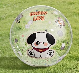 Pelota de Playa Inflable, Balón Burbuja Transparente Gigante de Alta Elasticidad para Jóvenes de 7 a 14 Años, Juguete de Playa para Padres e Hijos - Product Image 1