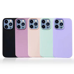 Mềm Silicone điện thoại di động Trường hợp đối với <span class=keywords><strong>Apple</strong></span> cho <span class=keywords><strong>iPhone</strong></span> 15 Pro Max 14 13 12 Pro Max XR XS Max <span class=keywords><strong>6</strong></span> 8 7-phổ biến lỏng silicon Bìa - Product Image 1